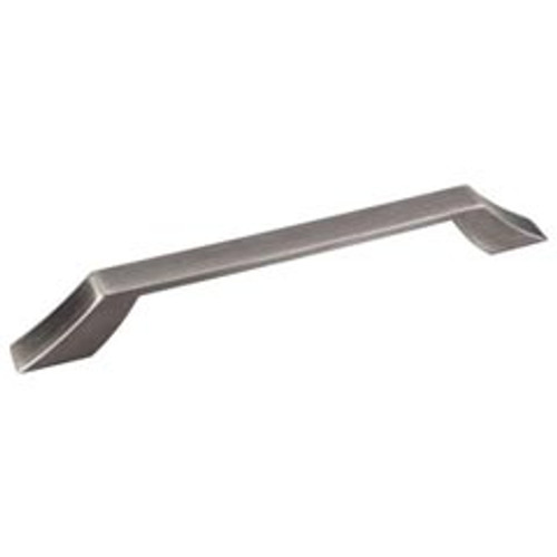 Hardware Resources 798-160BNBDL 8-1/16" Overall Length Cabinet Pull - 160 mm center-to-center Holes - Screws Included - Brushed Pewter