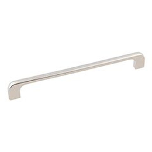 Hardware Resources 264-192NI 8-1/4" Overall Length Cabinet Pull - 192 mm center-to-center - Screws Included - Polished Nickel