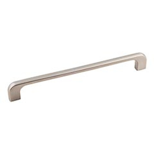 Hardware Resources 264-192SN 8-1/4" Overall Length Cabinet Pull - 192 mm center-to-center - Screws Included - Satin Nickel
