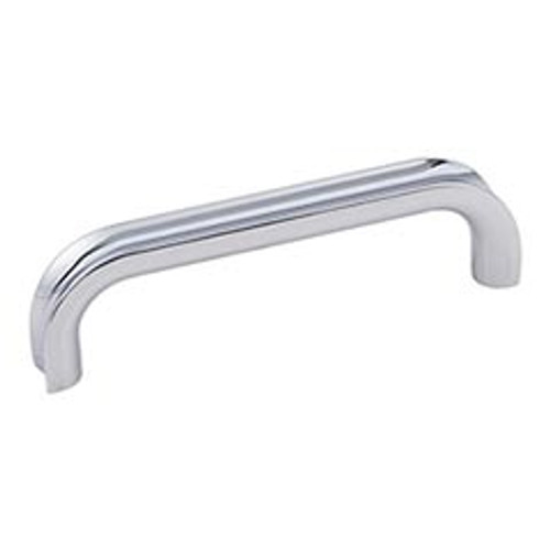 Hardware Resources 667-96PC 4-3 /16" Overall Length Cabinet Pull - 96 mm center-to-center Holes - Screws Included - Polished Chrome