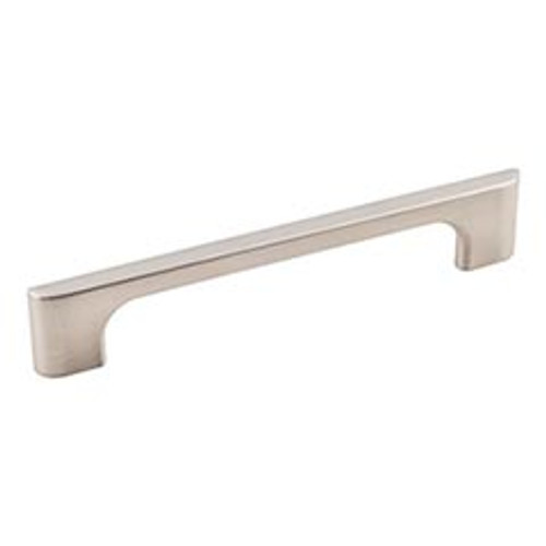 Hardware Resources 286-128SN 6-3/8" Overall Length Cabinet Pull - Screws Included - 128 mm center-to-center Holes - Satin Nickel