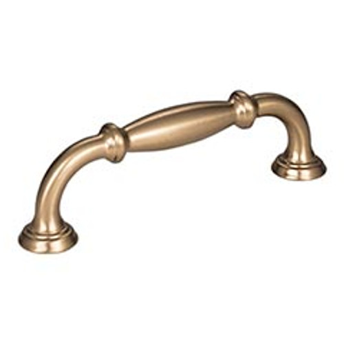 Hardware Resources 658-96SBZ 4-1/2" Overall Length Cabinet Pull - 96 mm center-to-center Holes - Screws Included - Satin Bronze