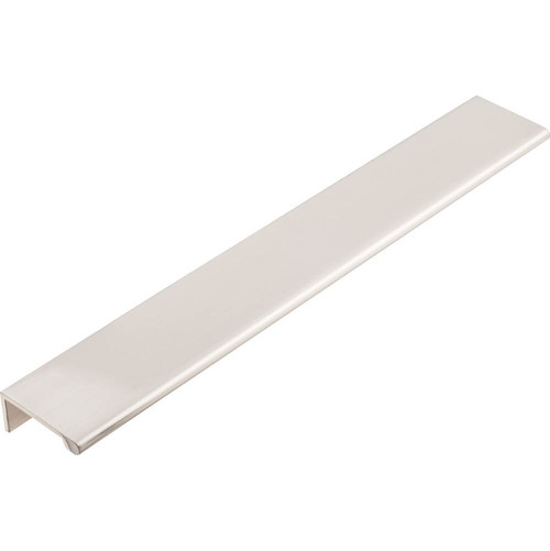 Hardware Resources 10" Overall Length Tab Pull - 114 mm center-to-center Holes - Screws Included - Satin Nickel - A500-10SN