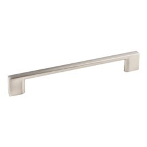 Hardware Resources 635-160SN 7-1/2" Overall Length Cabinet Pull - 160 mm center-to-center Holes - Screws Included - Satin Nickel