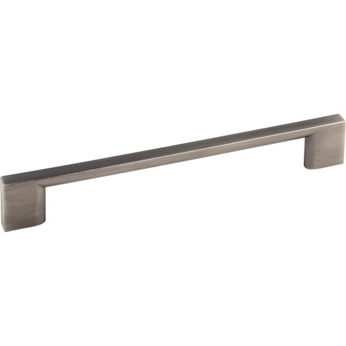 Hardware Resources 635-160BNBDL 7-1/2" Overall Length Cabinet Pull - 160 mm center-to-center Holes - Screws Included - Brushed Pewter