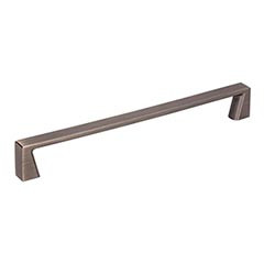 Hardware Resources 8-5/16" Overall Length Cabinet Pull - 96mm center-to-center Holes - Screws Included - Brushed Pewter - 177-192BNBDL