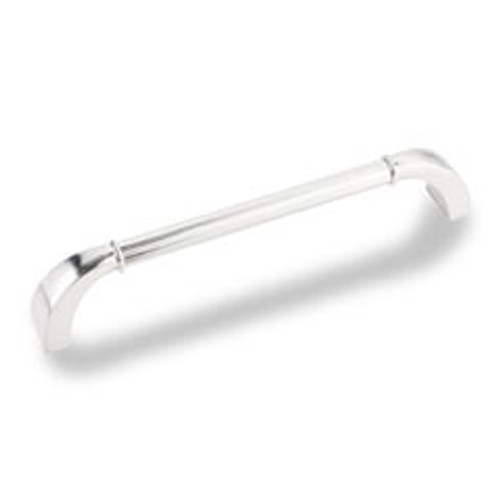 Hardware Resources Z281-160SN 6-11/16" Overall Length Cabinet Pull 160 mm center-to-center - Screws Included - Satin Nickel