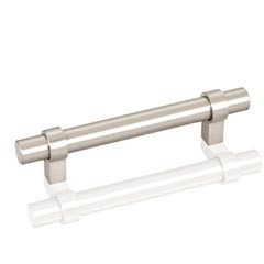 Hardware Resources 5-3/8" Overall Length Cabinet Bar Pull - 96 mm center-to-center Holes - Screws Included - Satin Nickel - 596SN