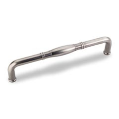 Hardware Resources 6-3/4" Overall Length Cabinet Pull - 160 mm center-to-center Holes - Screws Included - Brushed Pewter - Z290-160-BNBDL