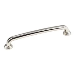 Hardware Resources 7-1/8" Overall Length Gavel Cabinet Pull - 160 mm center-to-center Holes - Screws Included - Polished Nickel - 527-160NI