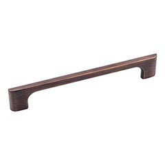 Hardware Resources 7-11/16" Overall Length Cabinet Pull - 160 mm center-to-center Holes - Screws Included - Brushed Oil Rubbed Bronze - 286-160DBAC