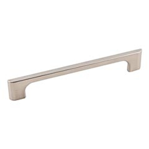 Hardware Resources 286-160SN 7-11/16" Overall Length Cabinet Pull - 160 mm center-to-center Holes - Screws Included - Satin Nickel