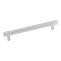 Hardware Resources 7-9/16" Overall Length Square Bar Pull - 160 mm center-to-center Holes - Screws Included - Polished Chrome - 293-160PC