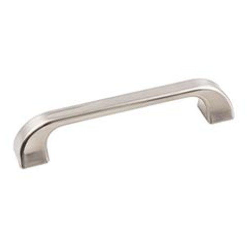 Hardware Resources 972-128SN 5-13/16" Overall Length Cabinet Pull - Screws Included - 128 mm center-to-center Holes - Satin Nickel