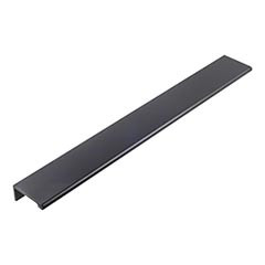 Hardware Resources 12" Overall Length Tab Pull - 90 mm center-to-center Holes - Screws Included - Matte Black - A500-12MB