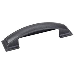 Hardware Resources 5" Overall Length Pillow Top Cabinet Cup Pull - 96 mm center-to-center Holes - Screws Included - Gun Metal - 436-96DACM