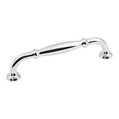 Hardware Resources 5-13/16" Overall Length Cabinet Pull - Screws Included - 128 mm center-to-center Holes - Polished Chrome - 658-128PC