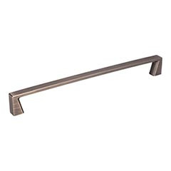 Hardware Resources 9-9/16" Overall Length Cabinet Pull - 96mm center-to-center Holes - Screws Included - Brushed Pewter - 177-224BNBDL