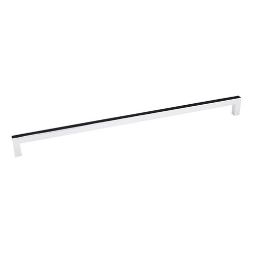 Hardware Resources 329mm Overall Length Square Cabinet Bar Pull - 320mm center-to-center Holes - Screws Included - Polished Chrome - 625-320PC