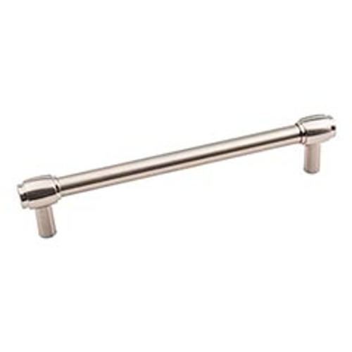 Hardware Resources 885-160SN 7-1/16" Overall Length Cabinet Pull - 160 mm center-to-center Holes - Screws Included - Satin Nickel