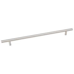 Hardware Resources 624 mm (24-9/16") Overall Length 7/16" Diameter Steel Cabinet Bar Pull with Beveled Ends - 544mm center-to-center Holes - Screws Included - Satin Nickel - 624SN