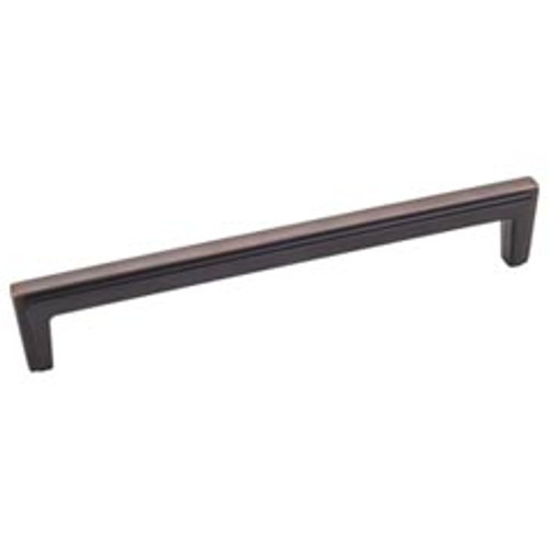 Hardware Resources 259-160DBAC 6-11/16" Overall Length Cabinet Pull - 160 mm center-to-center Holes - Screws Included - Brushed Oil Rubbed Bronze