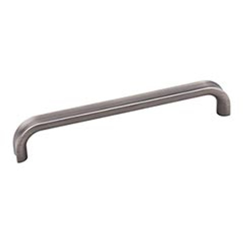 Hardware Resources 667-160BNBDL 6-3/4" Overall Length Cabinet Pull - 160 mm center-to-center Holes - Screws Included - Brushed Pewter