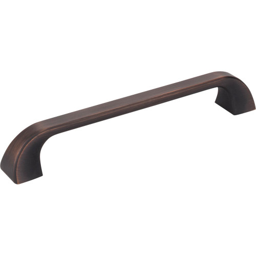 Hardware Resources 972-160DBAC 7-1/16" Overall Length Cabinet Pull - 160 mm center-to-center Holes - Screws Included - Brushed Oil Rubbed Bronze
