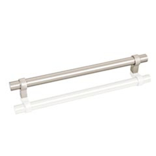 Hardware Resources 5192SN 9-1/8" Overall Length Bar Cabinet Pull - 192 mm center-to-center Holes - Screws Included - Satin Nickel