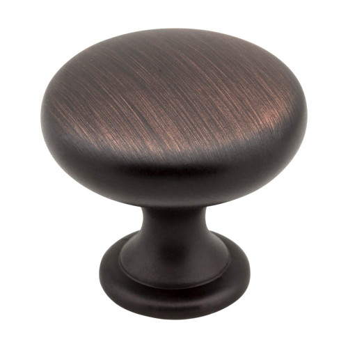 Hardware Resources 3910-DBAC-R 10-Pack of 1-3/16" Diameter Cabinet Mushroom Knobs - Screws Included - Brushed Oil Rubbed Bronze
