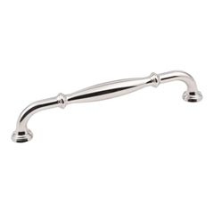 Hardware Resources 7-1/16" Overall Length Cabinet Pull - 160 mm center-to-center Holes - Screws Included - Polished Nickel - 658-160NI