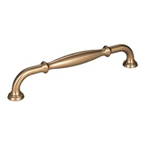 Hardware Resources 658-160SBZ 7-1/16" Overall Length Cabinet Pull - 160 mm center-to-center Holes - Screws Included - Satin Bronze