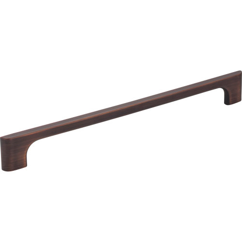 Hardware Resources 286-224DBAC 10-3/16" Overall Length Cabinet Pull 224 mm center-to-center - Screws Included - Brushed Oil Rubbed Bronze