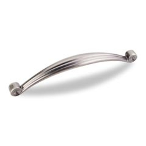 Hardware Resources 415-160BNBDL 6-7/8" Overall Length Cabinet Pull - 160 mm center-to-center Holes - Screws Included - Brushed Pewter