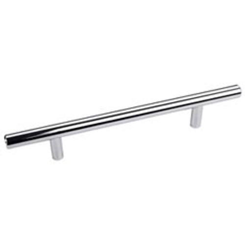 Hardware Resources 763PC 763 mm (30-1/16") Overall Length 7/16" Diameter Steel Cabinet Bar Pull with Beveled Ends- 673 mm center-to-center Holes - Screws Included - Polished Chrome