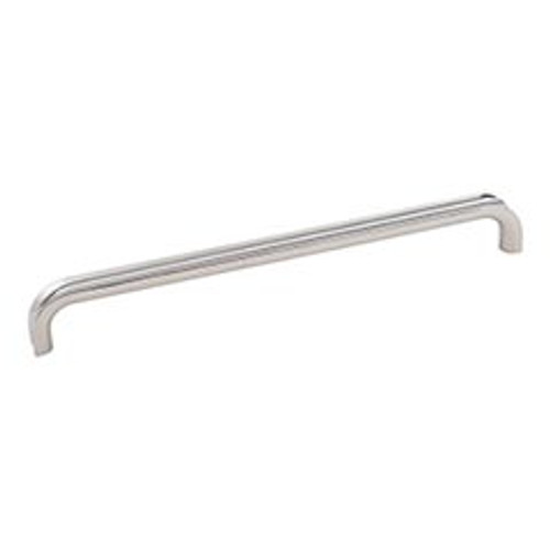 Hardware Resources 667-224NI 9-1/4" Overall Length Cabinet Pull 224 mm center-to-center - Screws Included - Polished Nickel