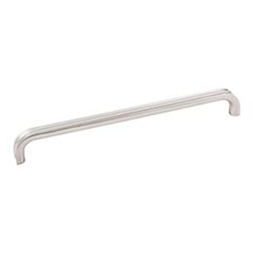 Hardware Resources 667-224SN 9-1/4" Overall Length Cabinet Pull 224 mm center-to-center - Screws Included - Satin Nickel