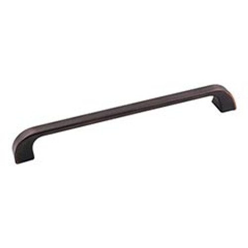 Hardware Resources 972-224DBAC 9-3/4" Overall Length Cabinet Pull 224 mm center-to-center - Screws Included - Brushed Oil Rubbed Bronze
