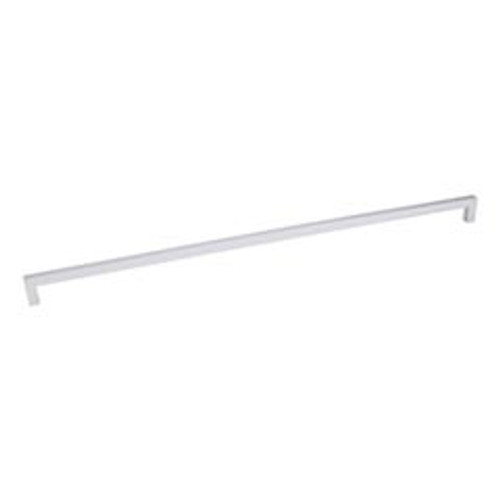 Hardware Resources 625-448MS 457mm Overall Length Square Cabinet Bar Pull - 448mm center-to-center - Matte Silver