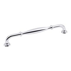 Hardware Resources 8-3/8" Overall Length Cabinet Pull - 192 mm center-to-center - Screws Included - Polished Chrome - 658-192PC