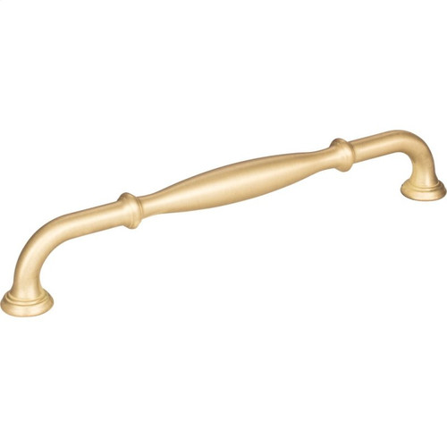 Hardware Resources 658-192BG 8-3/8" Overall Length Cabinet Pull - 192 mm center-to-center - Screws Included - Brushed Gold