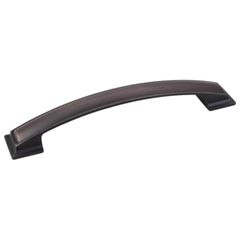 Hardware Resources 7-5/8" Overall Length Pillow Top Cabinet Pull - 160 mm center-to-center Holes - Screws Included - Brushed Oil Rubbed Bronze - 435-160DBAC