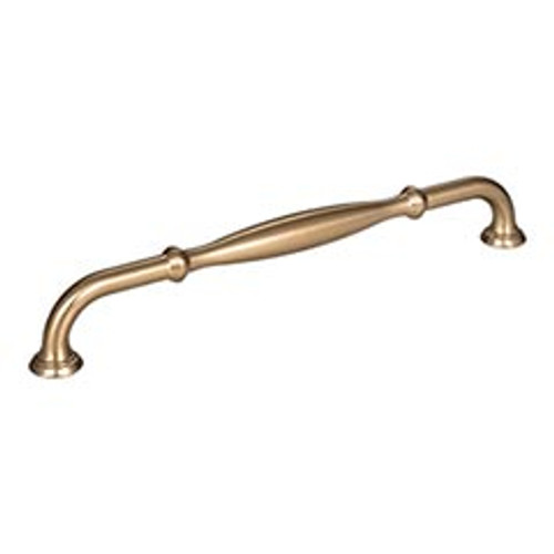 Hardware Resources 658-224SBZ 9-7/8" Overall Length Cabinet Pull 224 mm center-to-center - Screws Included - Satin Bronze