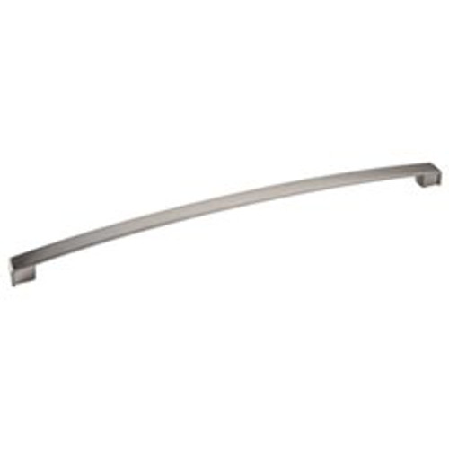 Hardware Resources 549-320SN 13-1/16" Overall Length Cabinet Pull - 320mm center-to-center Holes r - Screws Included - Satin Nickel