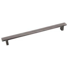 Hardware Resources 10-5/16" Overall Length Rectangle Cabinet Pull - 192 mm center-to-center - Screws Included - Brushed Pewter - 867-228BNBDL