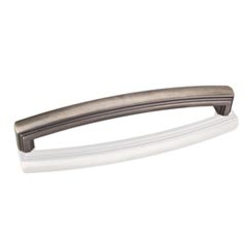 Hardware Resources 519-160BNBDL 6-13/16" Overall Length Cabinet Pull - 160 mm center-to-center Holes - Screws Included - Brushed Pewter