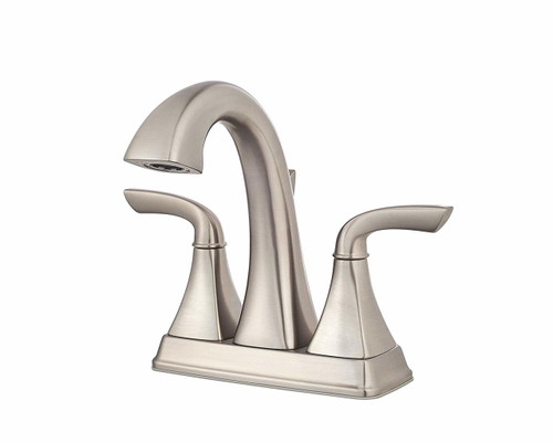 Pfister LG48-BS0K Bronson Two Handle Centerset Lavatory Faucet - Brushed Nickel