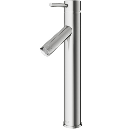 Vigo VG03003BN Dior Vessel Bathroom Faucet In Brushed Nickel