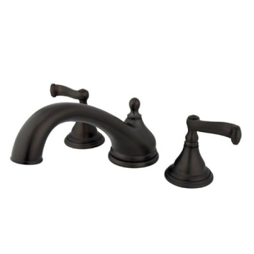 Kingston Brass Two Handle Roman Tub Filler Faucet - Oil Rubbed Bronze KS5535FL