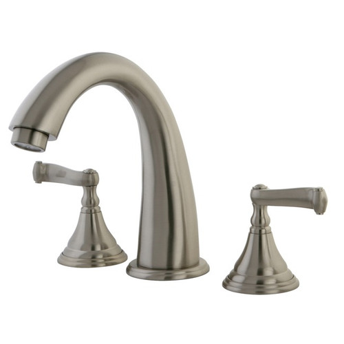 Kingston Brass Two Handle Roman Tub Filler Faucet - Brushed Nickel KS5368FL